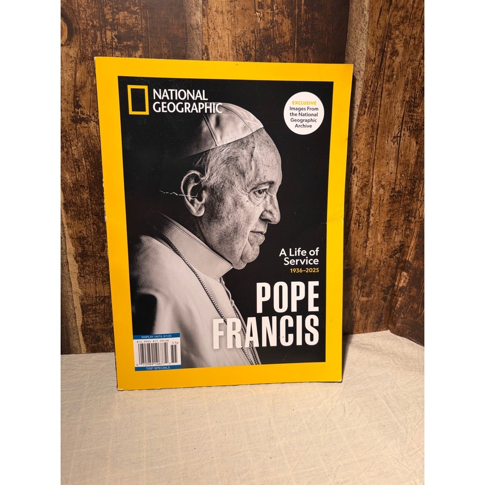 National Geographic Pope Francis A Life of Service 1936-2025 Special Edition